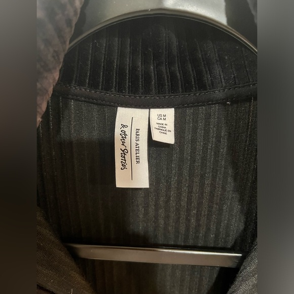 & other stories zip collar velour mini dress EUC - medium - Picture 5 of 8